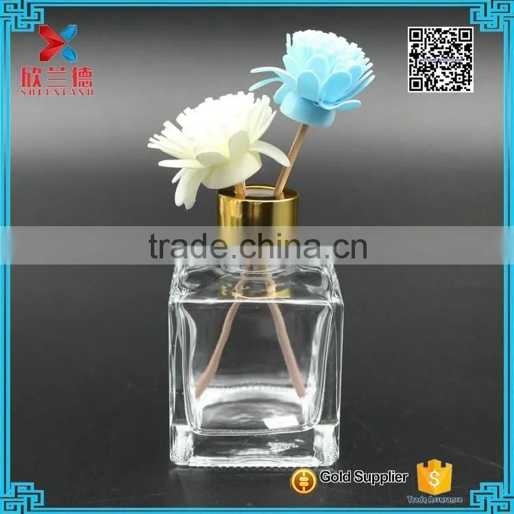 Hot Sale 110ml classical square aroma scented diffuser bottle