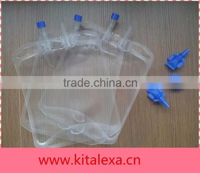 250ML non PVC infusion bag, infusion bag, double bag infusion, medical infusion bag