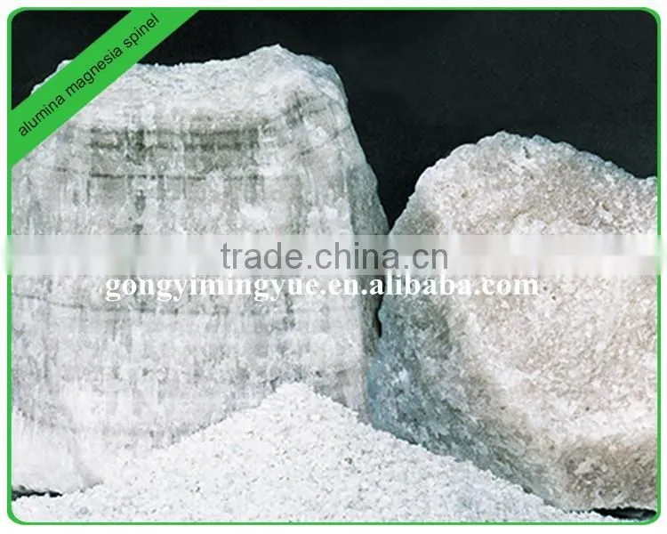 monolithic refractory alumina magnesia ramming spinel mass for induction furnace