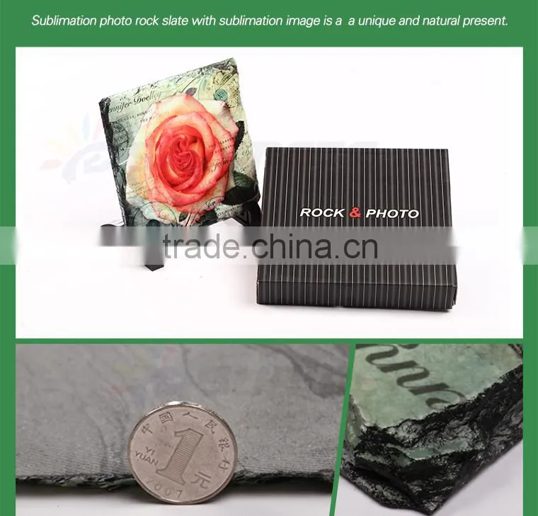 Sunmeta factory directly 3D sublimation blank rock photo SH19 15*15CM