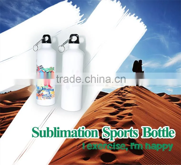 Hot Selling 700ml Custom blank aluminum water bottle for sublimation