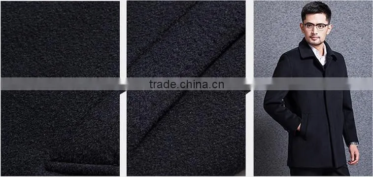 Manufacturers selling lapel pure color of new fund of 2015 autumn winters is han edition tide male cashmere trench coat on sale