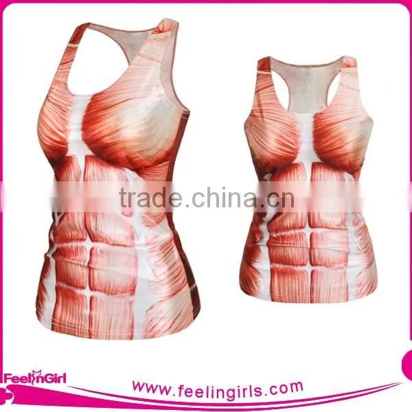 NO MOQ new custom fitness bathroom vanity tank tops