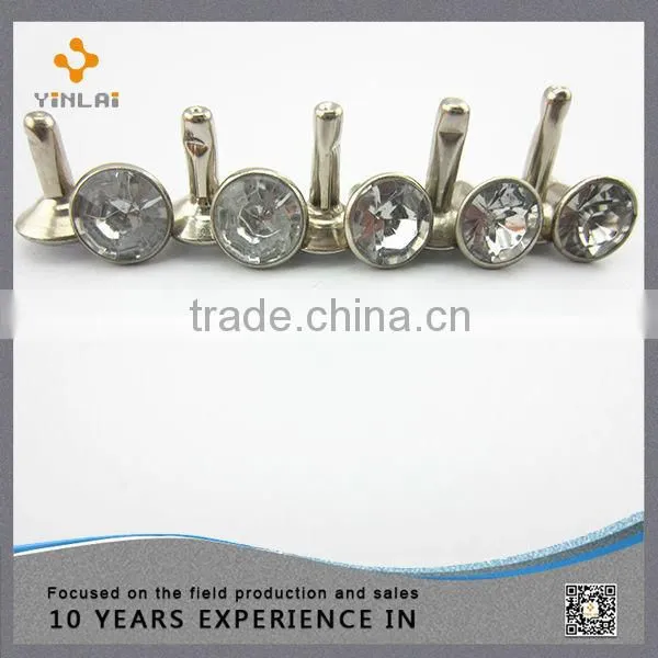 9.5mm decorative fashion crystal rivet