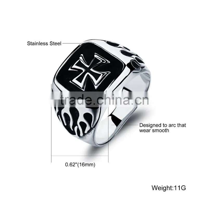 new products 2016 stainless steel us size finger ring designs,Christian ring