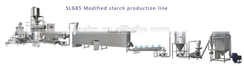 Pregelatinized modified corn starch production line