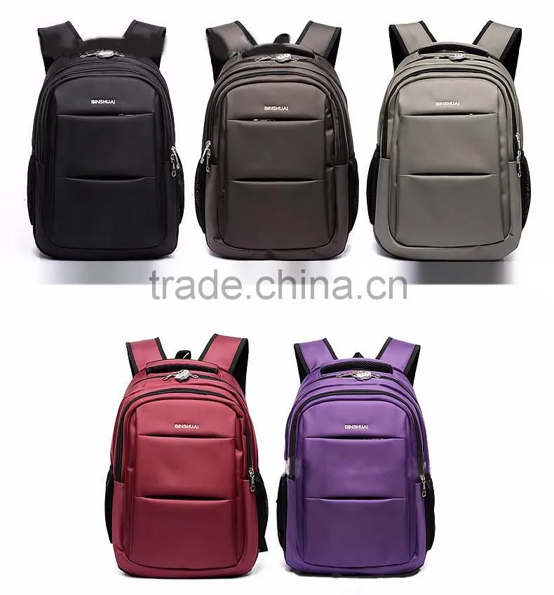 China supplier mens waterproof laptop backpack for two laptops and korea