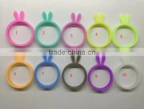 Rabbit Ear and Panda Ear Frame Silicone Case Cover Universal Luminous Bumper Bracelet Case