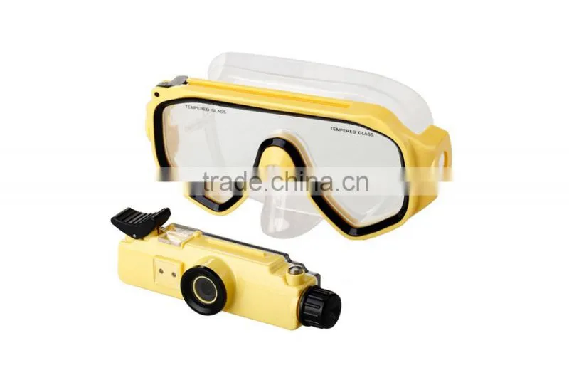 5.0 Mega Pixels 720P CMOS china supplier Underwater diving mask camera
