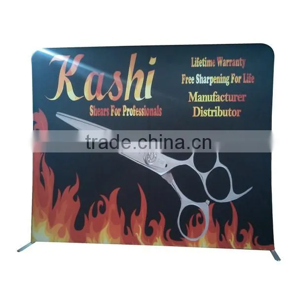 3*3 backdrop fashionable Aluminium tube and tension cloth display