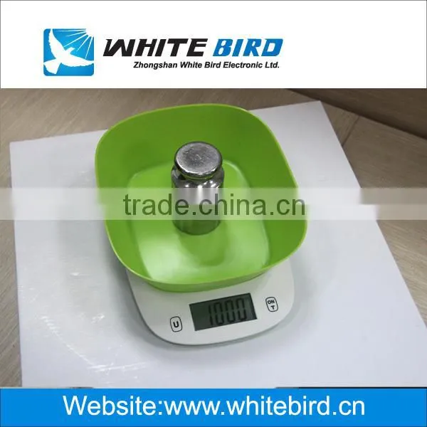 High accuracy digital Electronic Kitchen Scale with bowl