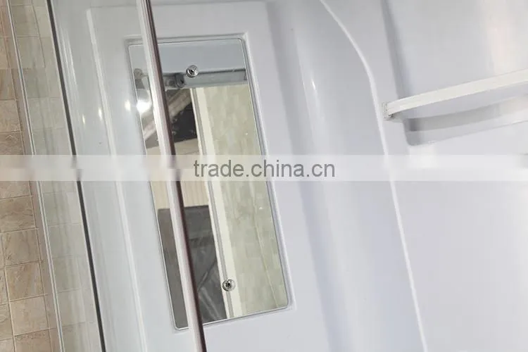Popular cheap price self contained fibreglass shower cubicles
