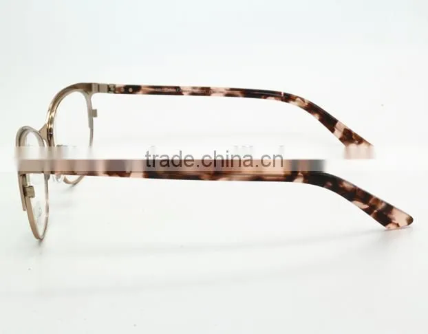 best brand lady promotional custom logo metal optical spectacles