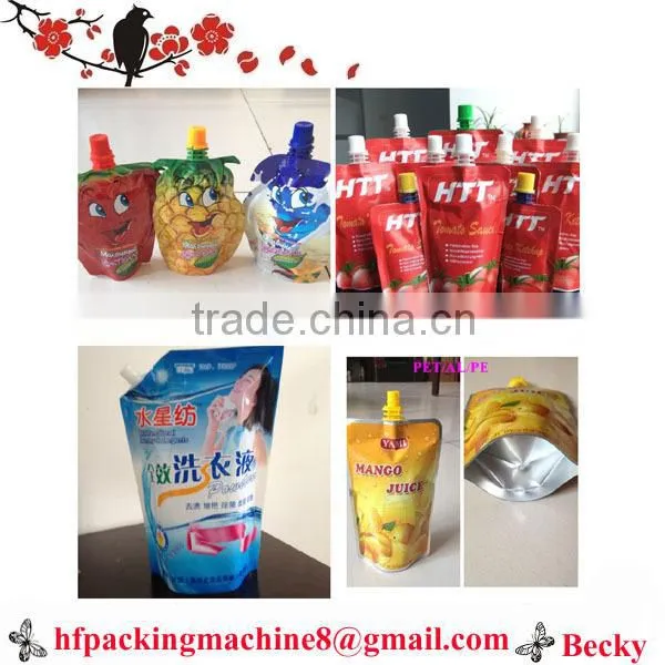 English screen Egg Tofu filling sealing packaging machine factory