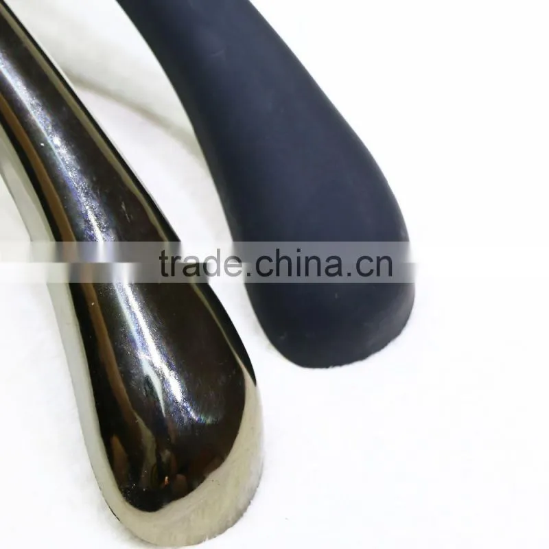 Plastic rubber coated hanger for clothes