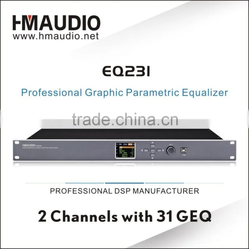 EQ231 Professional Digital Graphic Equalizer using in meeting ,ktv