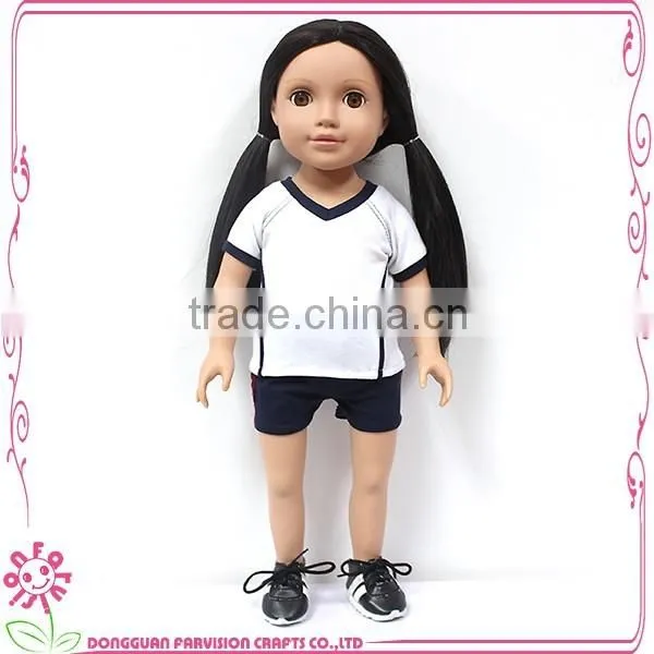 Smart girl doll, half cloth doll , kids toy doll