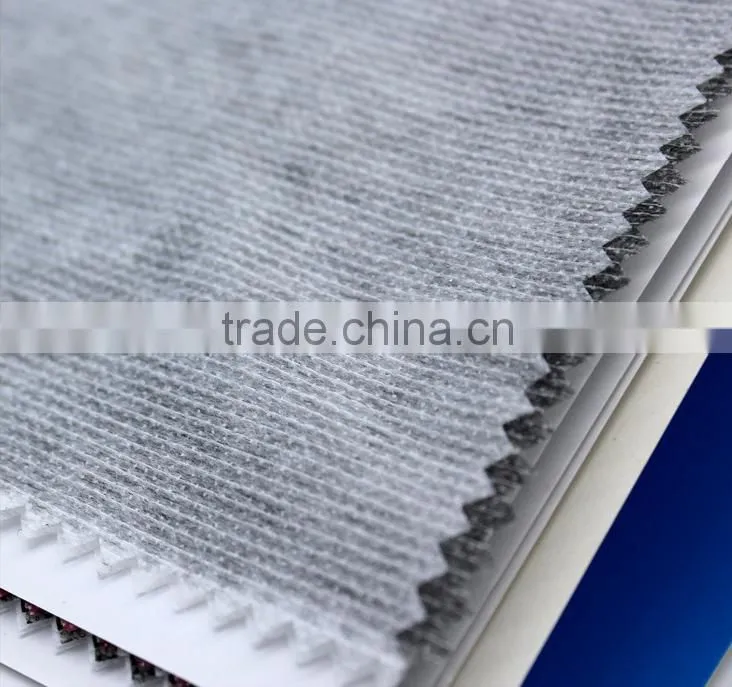 Nonwoven interlining fabric for garment thread sewing fusible interlining F8035