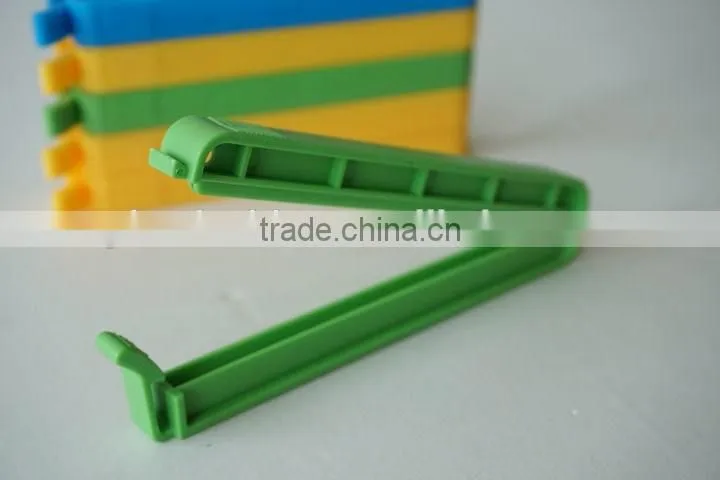 colorful food bread small plastic clips