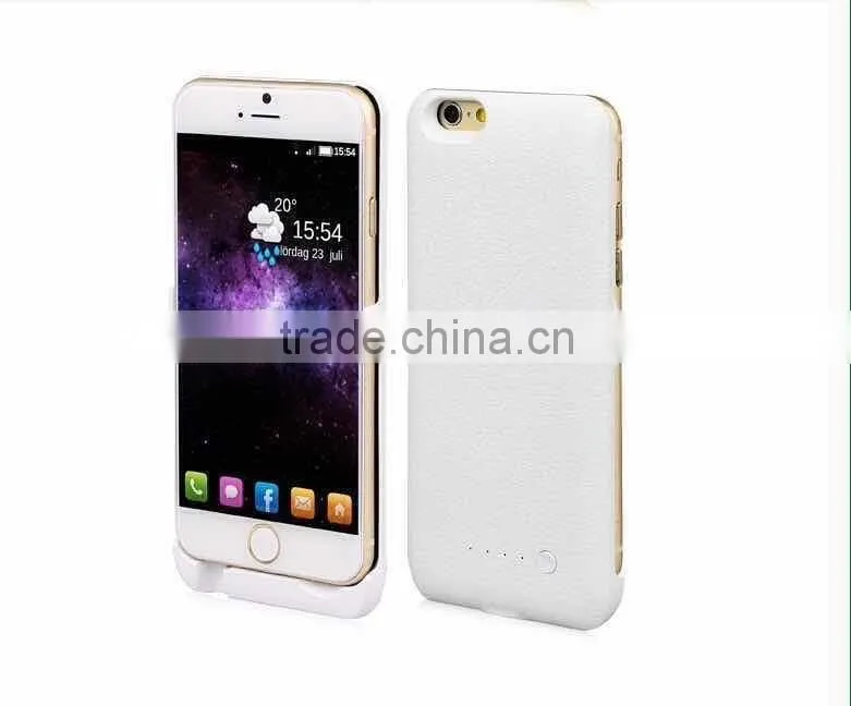 New model external battery case for i phone 6, factory outlet price battery pack with custom logo printing, wireless power bank