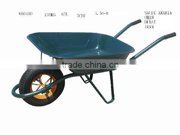 Hot Sale Heavy Duty Metal Constraction Wheel Barrow 6400