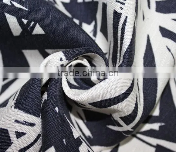 35443 Linen Viscose 30/2*9 54*43 53/54" Printed Fabric