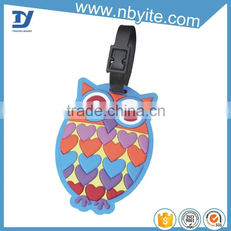 original designed luggage tag small plastic hanger