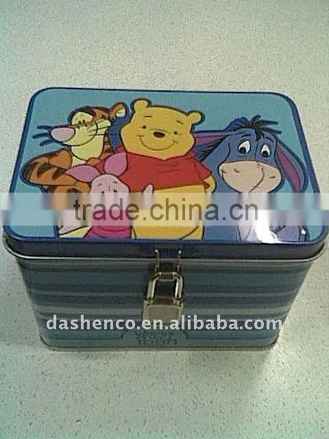 square money box with clip lock
