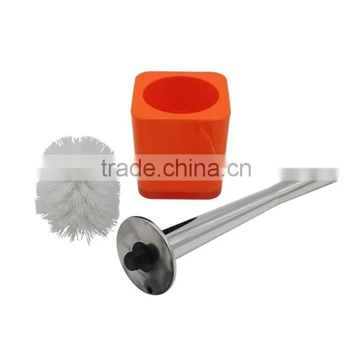 whole saleoptional color Plastic Toilet cleaning brush holder retangle toilet brush holder set