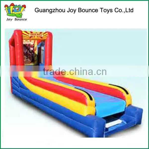 interesting inflatable games track inflatable skee ball game bouncer for sale