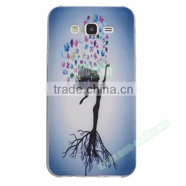 Amazon Hot Selling OEM Creative Pattern TPU Phone Back Cover Case for Samsung Galaxy J7