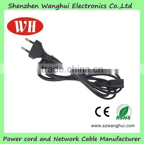 Brazil 2 pin power cord/cable/wire / Stripped 4.8 Plug