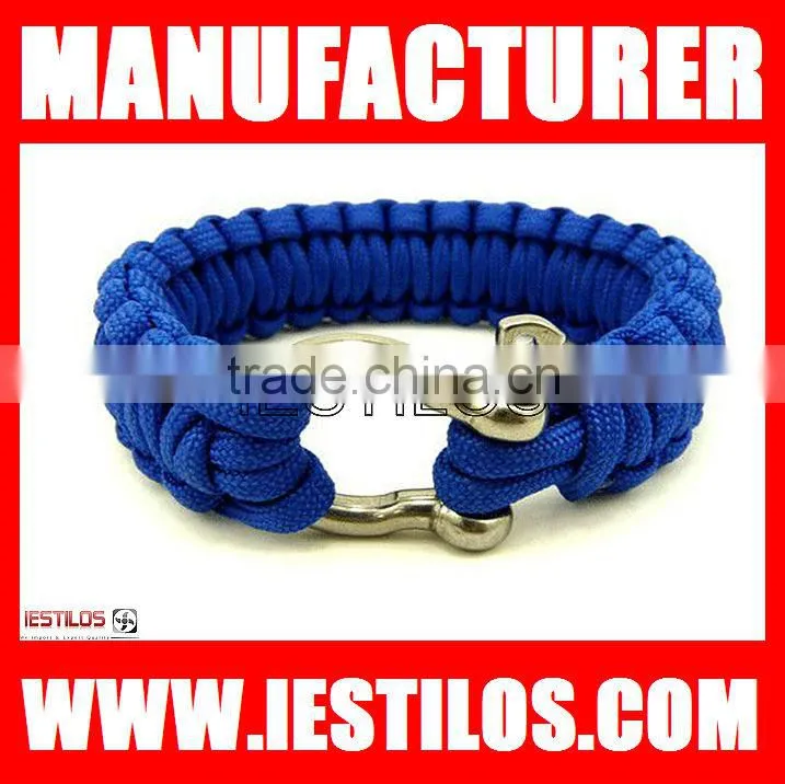 high quality wholesale color paracord survival bracelet on alibaba