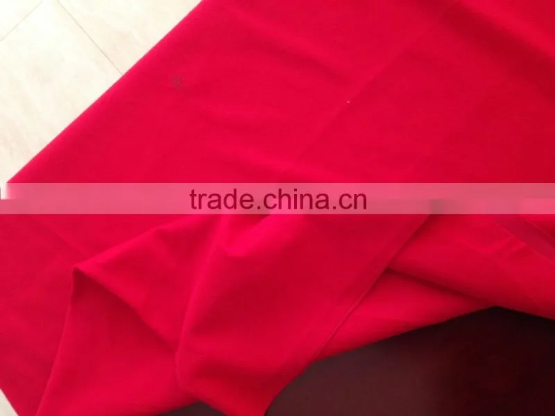 Golden velvet/ Tricot fabric