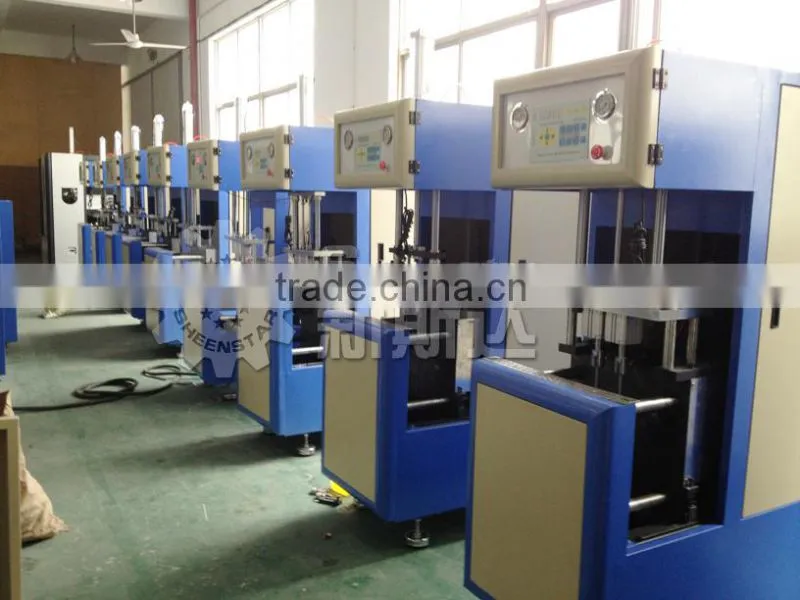 High performance 2 mold PET blowing molding machine