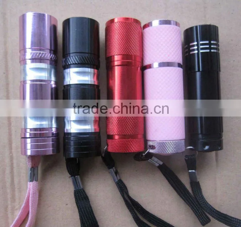 high quality 9 led torch flashlight