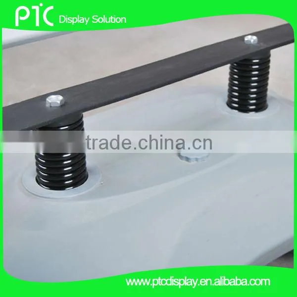 Outdoor people stopper with big platics water tank