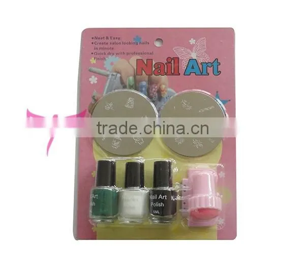 DIY nail art stamping set stamping nail art kit