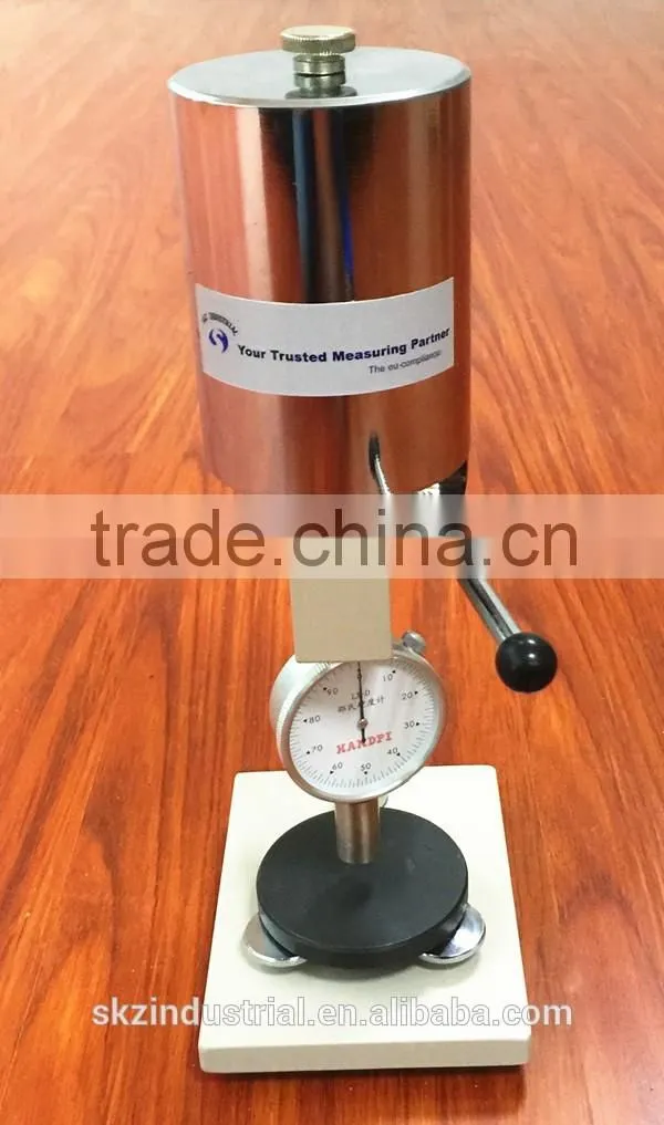 Shore rubber durometer hardness tester