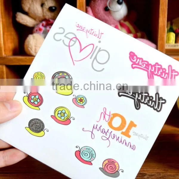 plastic sticker middle child gifts stickers global gift
