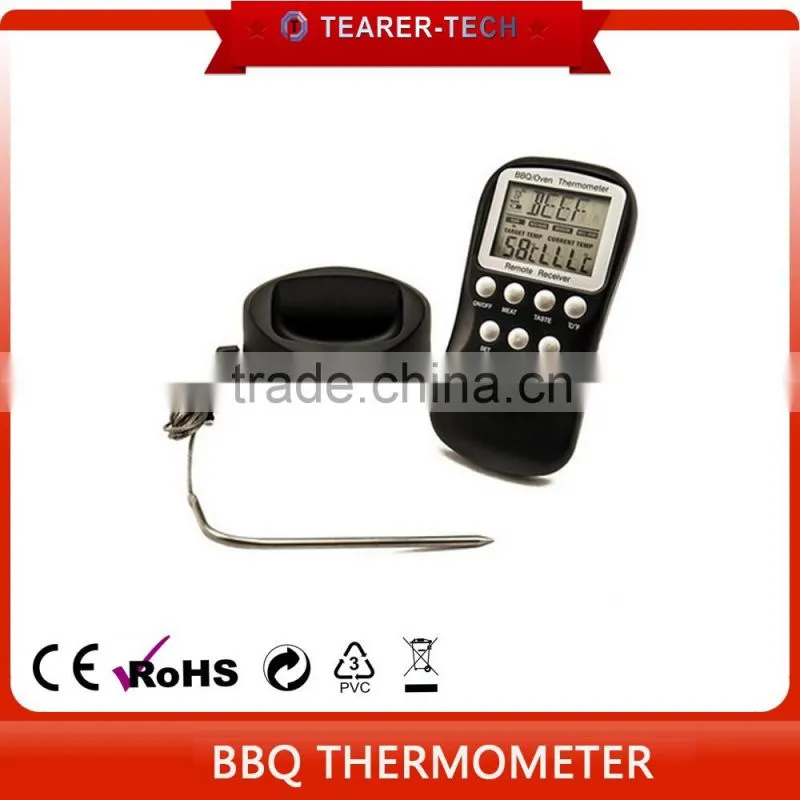 Wireless Remote BBQ/ rice/ food/ Meat Thermometer for temperature measuring TL-62 with lowest price