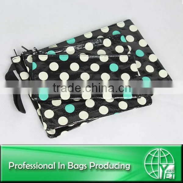 Custom cute PP Woven makeup pouch