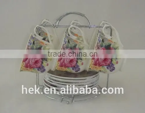 bulk ceramic porcelain tea cup and saucer sets