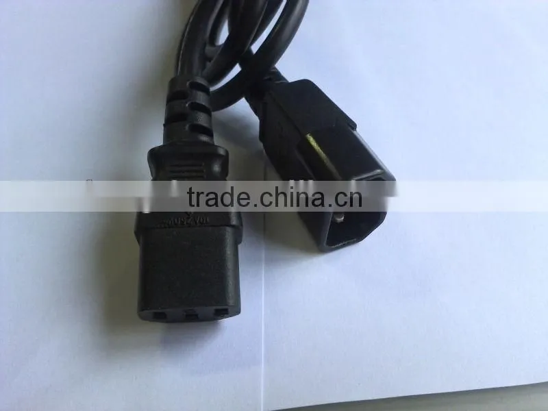 IEC C13 to C14 VDE extension lead