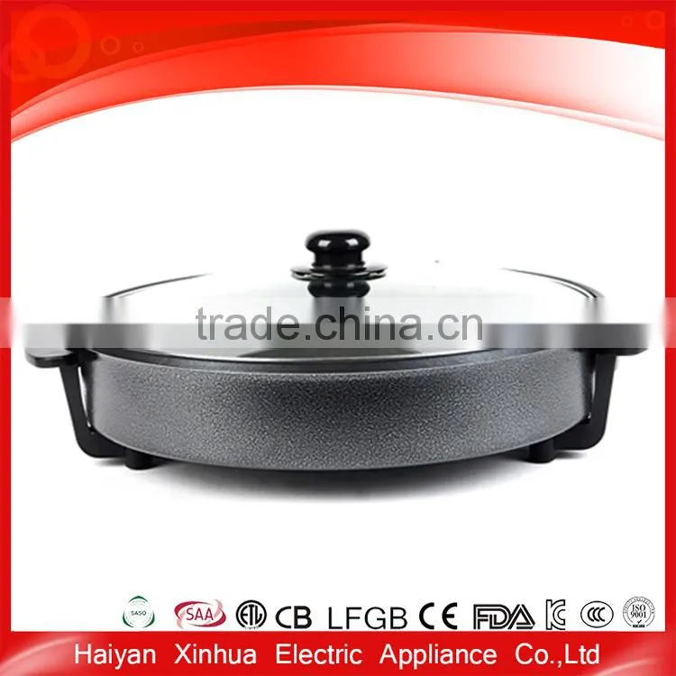 Competitive price new design pizza pan electric