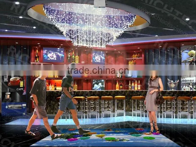 RichTech pro version portable interactive projector for advertising, wedding, event with low interactive floor price