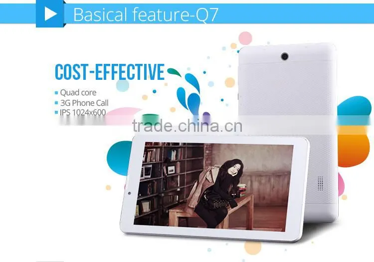 New Cheapest With Wifi, Bluetooth,3g Quad core 7 inch tablet case