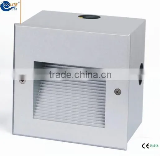 2016 outdoor light china wholesale square recessed led wall light