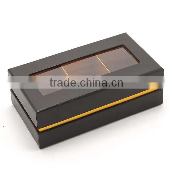 Brown PVC Window Macaroon Cardboard Paper Packaging Boxes