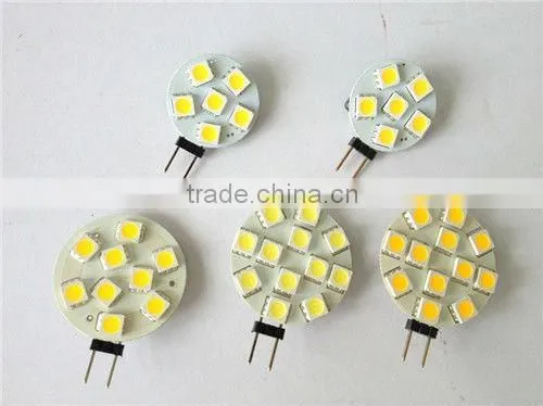 China Led G4 12VDC G4 SMD 3528 Round Shape CE RoHS